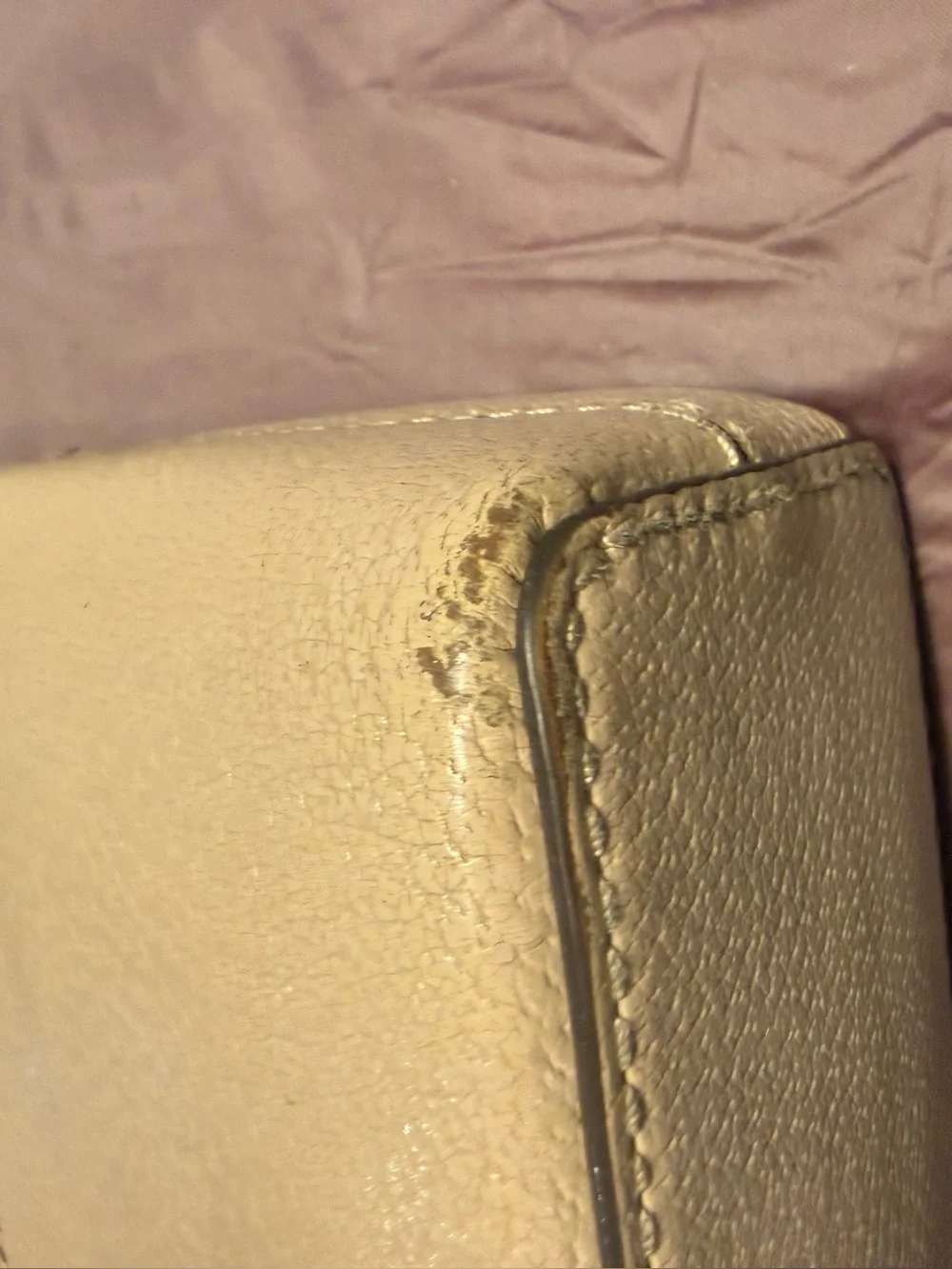 kate spade Grove Street Millie Pebble Leather Two-Tone Crossbody Bag Cream/Tan